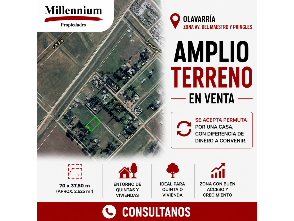 Terreno de 70x37 Esteros Del Ibera C/ Av Urquiza - 2