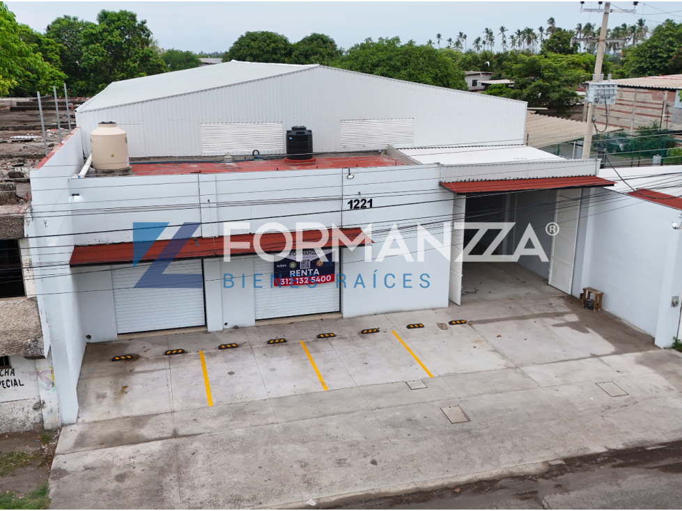 Bodega con Locales en Renta en Álvaro Obregón, Tecomán, Colima - 1