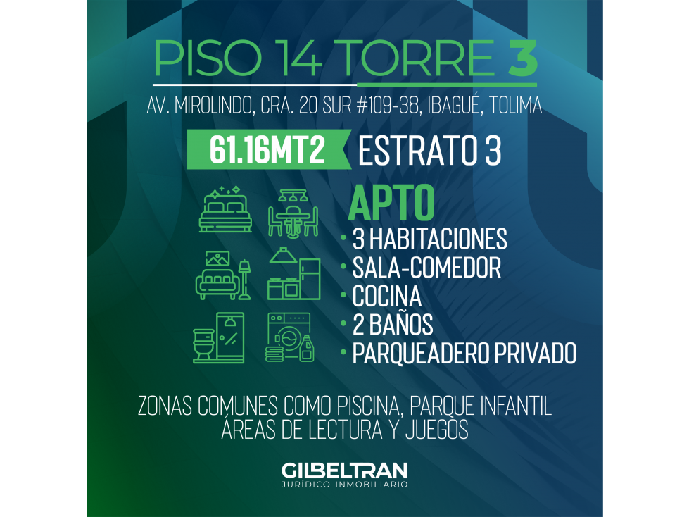 VENTA O ARRIENDO APARTAMENTO 14 PISO CONJUNTO FLORALBA CAMPESTRE — foto 2