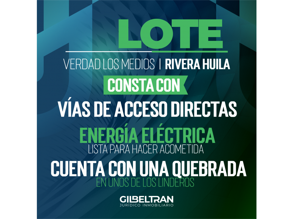 !!!!VENTA LOTE CAMPESTRE""" VEREDA LOS MEDIOS (RIVERA) - 2