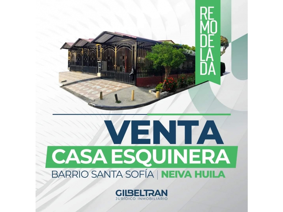 VENTA DE CASA 1 PLANTAS? BARRIO STA SOFÍA REMODELADA