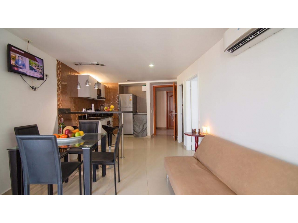 APARTAMENTO EN VENTA AMOBLADO LAGUITO CARTAGENA DE INDIAS — foto 4