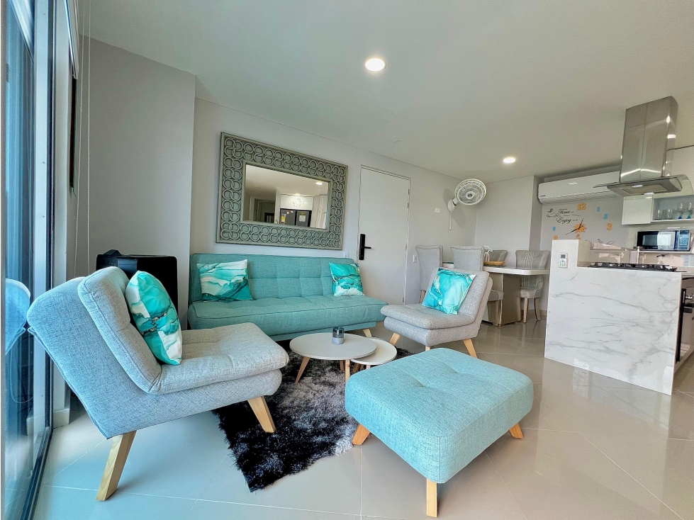 APARTAMENTO EN ARRIENDO AMOBLADO CRESPO CARTAGENA DE INDIAS — foto 2