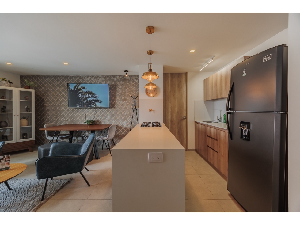 APARTAMENTO EN CIUDAD DEL RIO PARA VENTA AMOBLADO EN PISO ALTO — foto 2