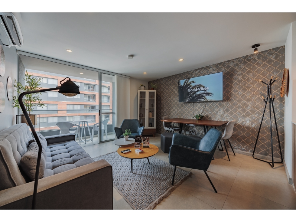 APARTAMENTO EN CIUDAD DEL RIO PARA VENTA AMOBLADO EN PISO ALTO — foto 3