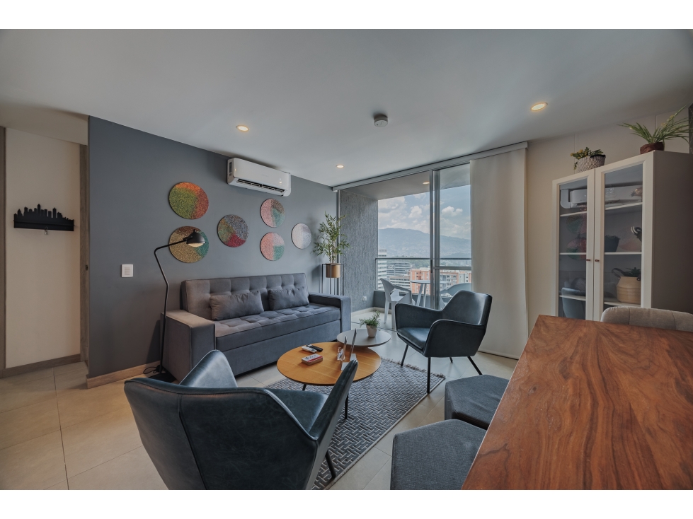 APARTAMENTO EN CIUDAD DEL RIO PARA VENTA AMOBLADO EN PISO ALTO — foto 5