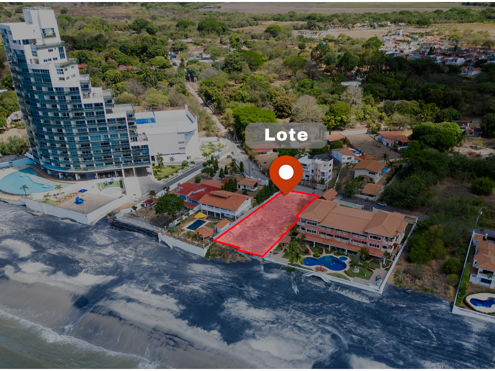 Lote Único Frente al Pacífico en Playa Malibú