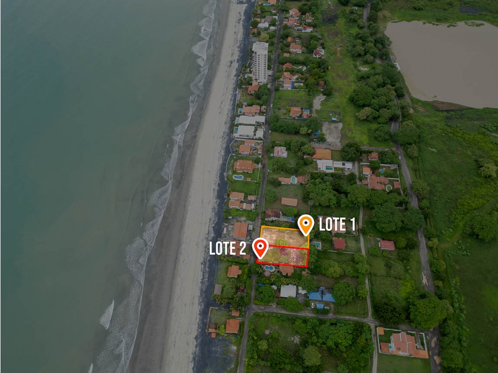 Playa Malibu 2 LOTES de 1000 mts c/u