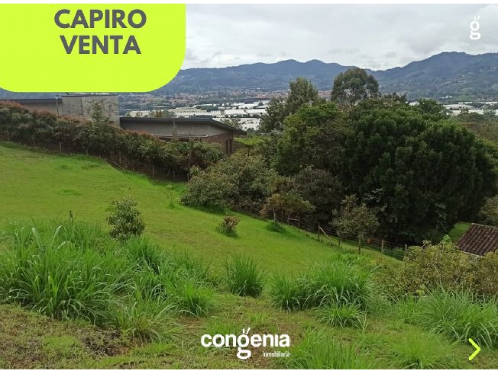Lote en venta en la ceja sector el capiro
