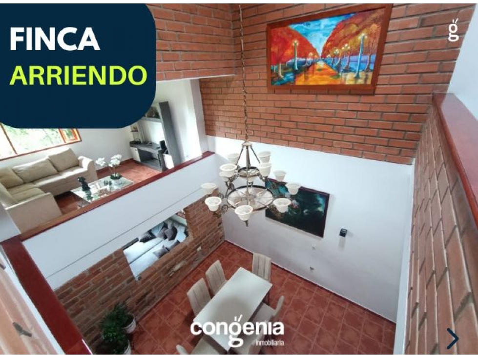 Finca en arriendo Rionegro - 1