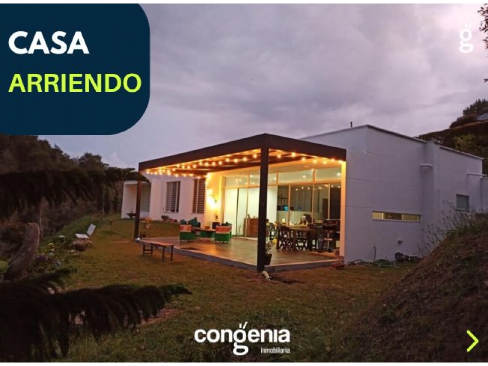Casa en arriendo- Guarne- Neoma