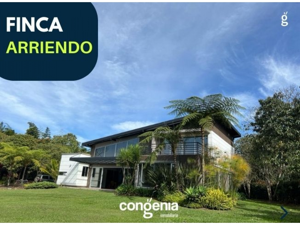 Finca en arriendo- El Carmen de Viboral