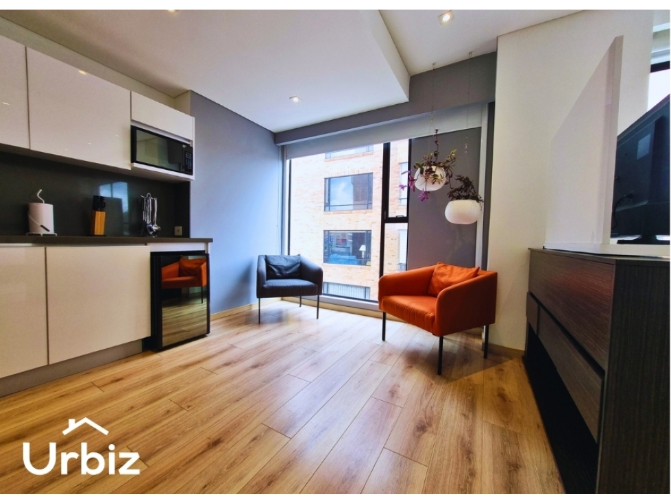 Apartaestudio de 41 m² Amoblado para Venta o Arriendo en Santa Bibiana