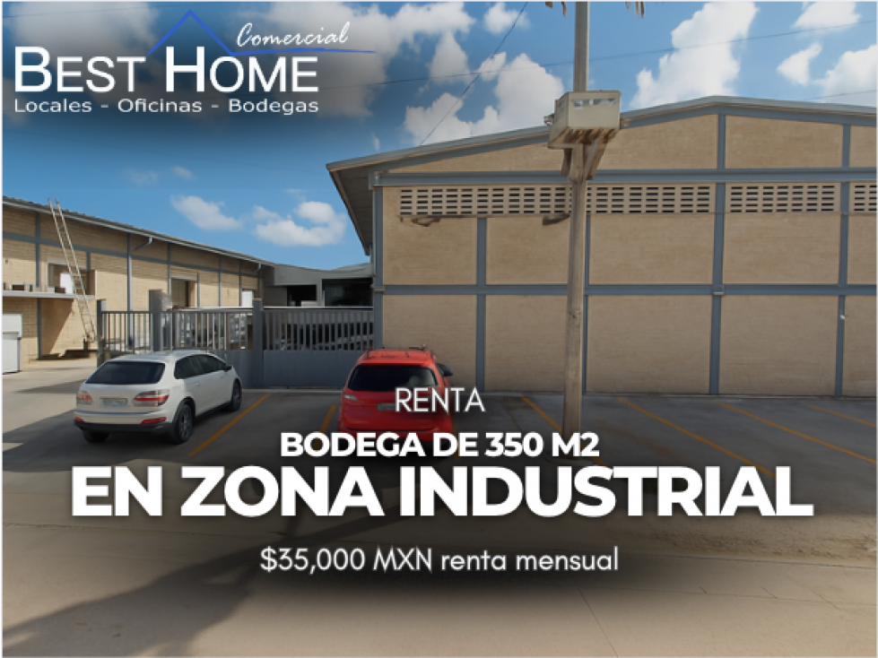 Bodega de 350 m2 en renta en zona industral Cancún - 1