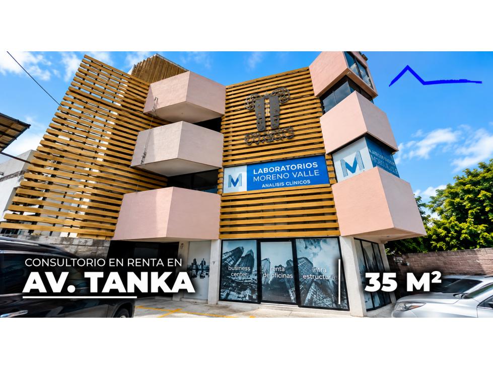 Se renta Oficina/consultorio de 35 m2 en av Tanka - Cancún
