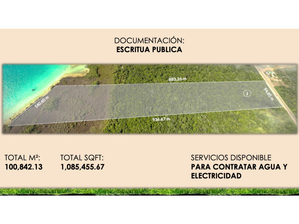 VENTA TERRENO 10 HECTAREAS BACALAR, QUINTANA ROO - 4