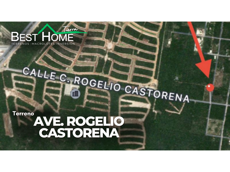 Se vende Terreno de 5,000 m² Av. Rogelio Castorena, Cancún - 1