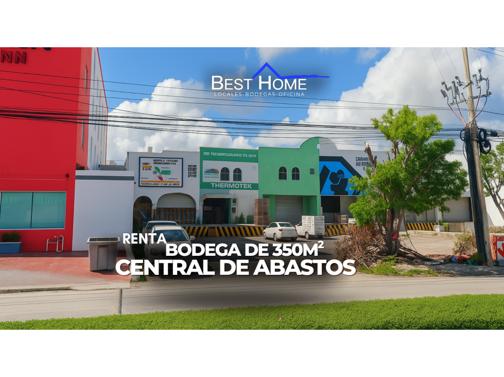 Renta bodega de 350 m2 en central de abastos CANCUN - 1