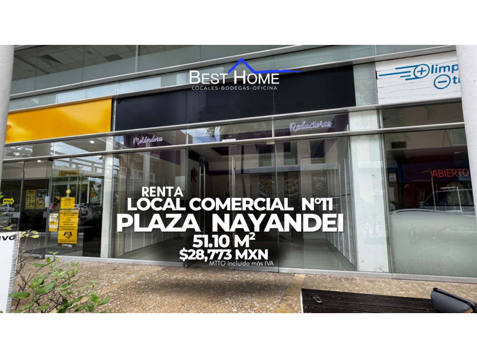 Local Comercial en Renta Local 11 Plaza Nayandei, Cancún bonampak - 1