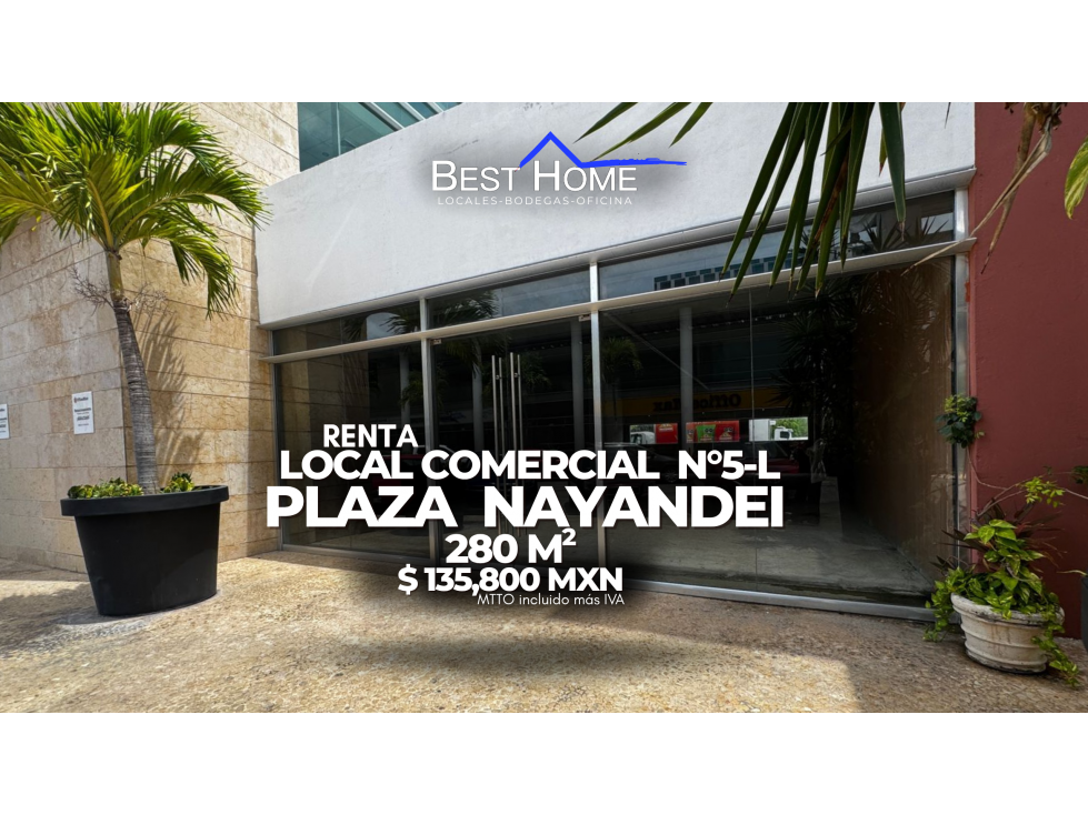 Local Comercial en Renta Local 5L en Plaza Nayandei, Cancún - 1