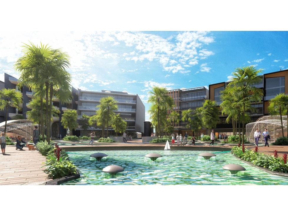 terreno de 1,206 m2 en venta en plaza Zen Garden Puerto Cancún — foto 3
