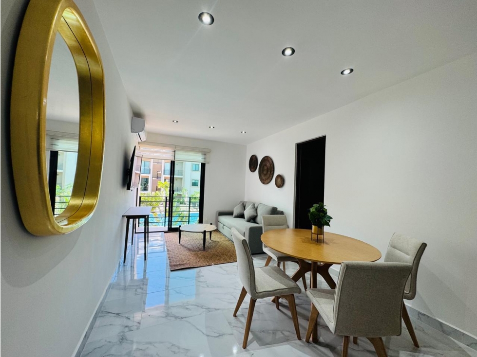 Renta Departamento Amueblado Ombú- AV Huayacán Cancún