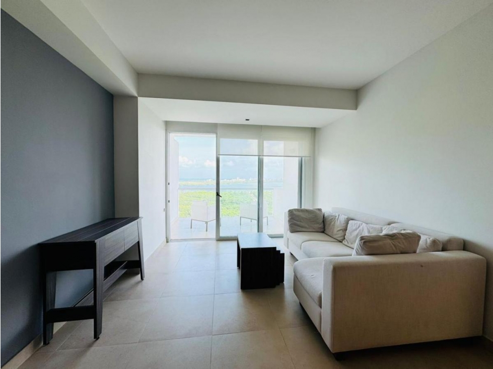 Departamento amueblado en renta Cancún Malecón 2 recámaras — foto 4