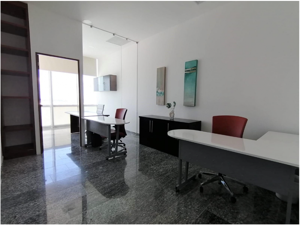 Oficina 408 en renta de 55 m2 en corporativo Malecón, Cancún — foto 2