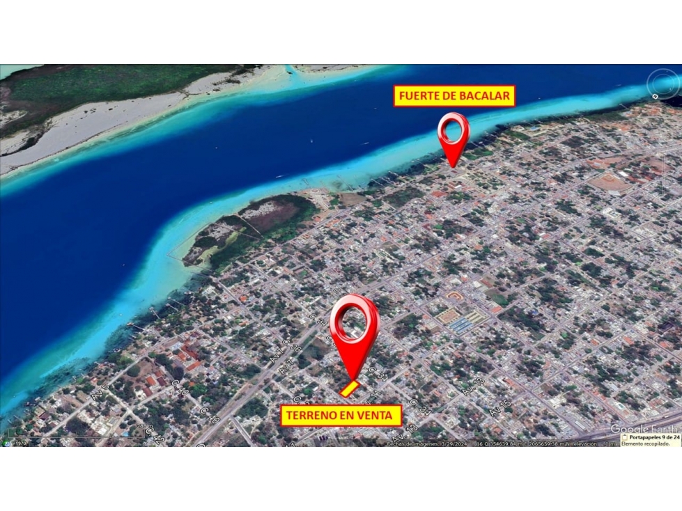 TERRENO EN VENTA 1026 M2- BACALAR QUINTANA ROO - 2