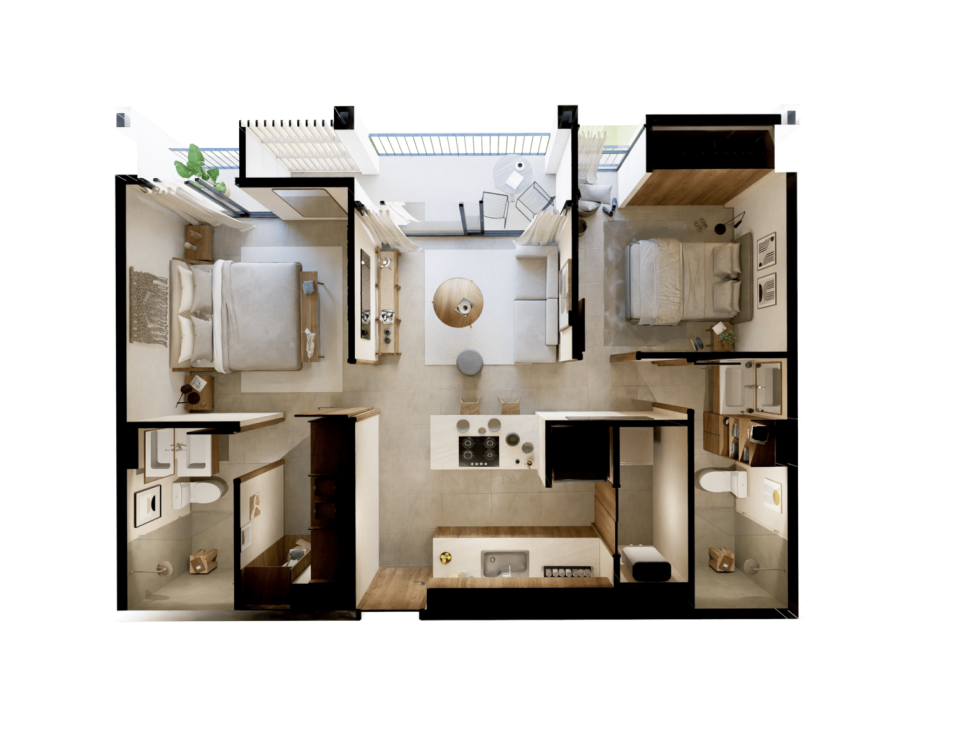 Departamentos en preventa OKÜN Living Cancún — foto 2