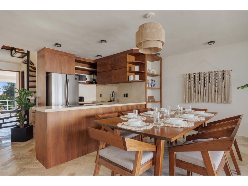 Departamento en venta en poktapok 3 rec amueblado alberca — foto 4