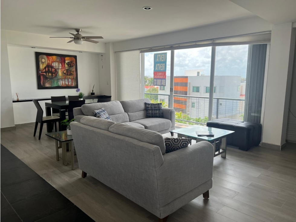 Departamento en venta, SM 11, Condominio Punta Arena, Cancún