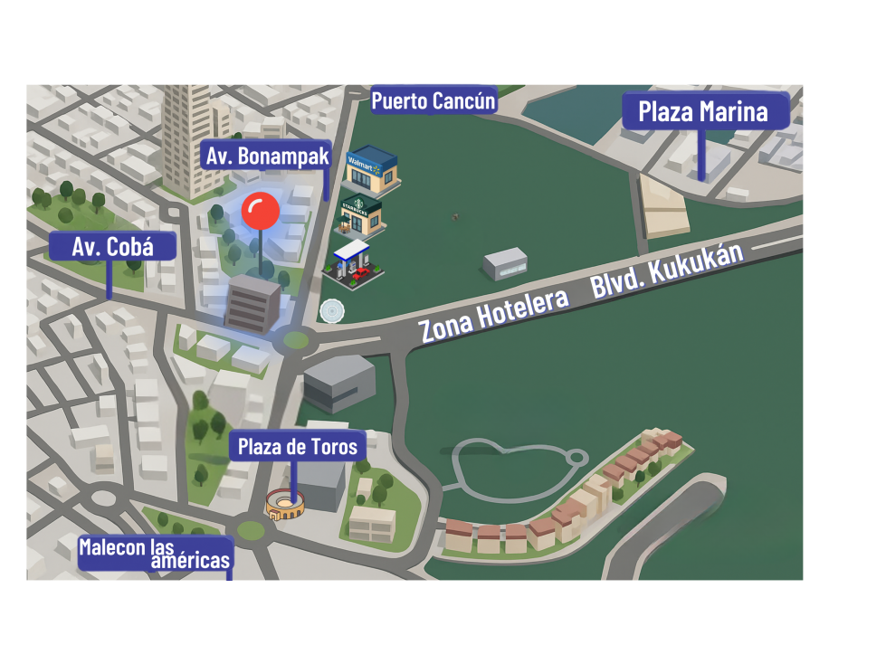 Oportunidad Edificio Comercial en Venta Bonampak con Cobá, Cancún - 2