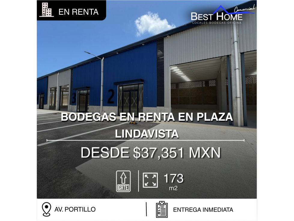 Bodegas en renta en Plaza Lindavista, Cancún