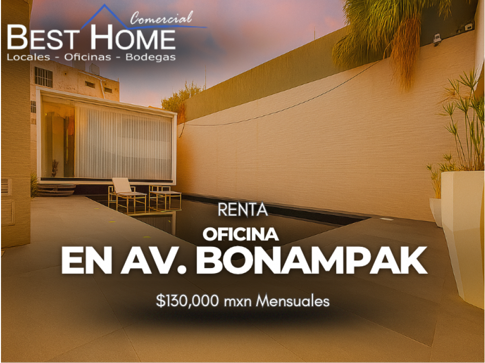Oficina de 300 m2 en renta en av. Bonampak en frente de Puerto Cancun