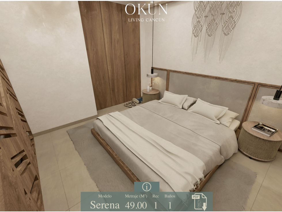 Departamento Serena en pre-venta Okün -Cancún — foto 4