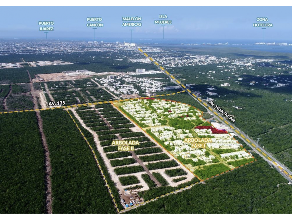 Terreno en Venta en Residencial Arbolada, Av. Huayacán Cancún — foto 5