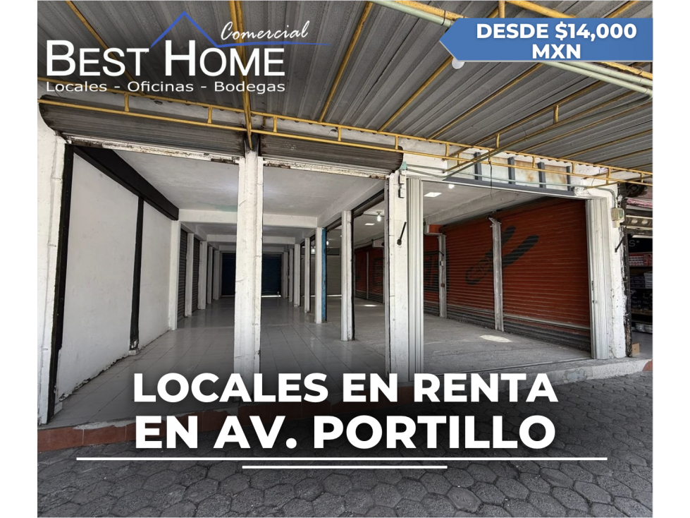 Local de 24 m2 en renta en av. Portillo - Cancún