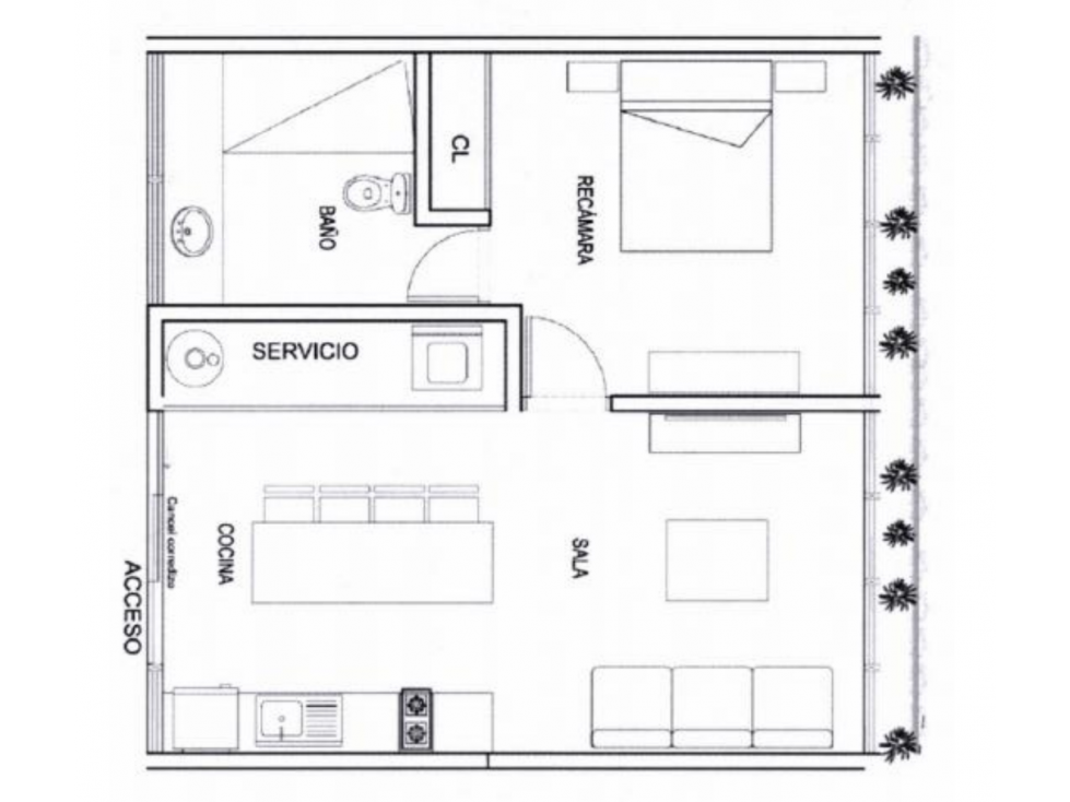 Departamento de 55 m2 en venta en Noil Tulum Residences — foto 4