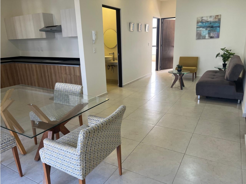 Departamento de 89 m2 en renta amueblado San Sebastián, Cún — foto 4