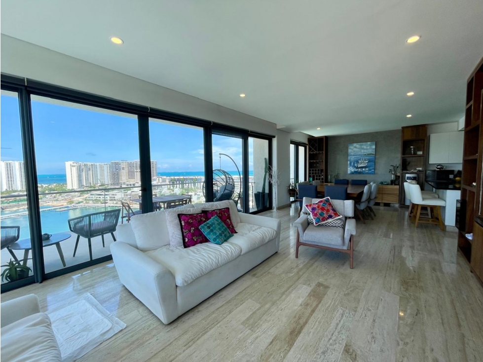 DEPARTAMENTO EN VENTA MARINA CONDOS, PUERTO CANCÚN