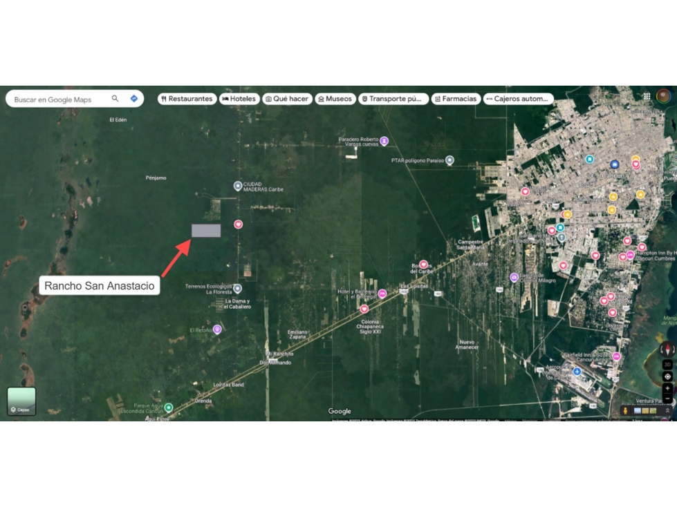 Terreno en venta en zona Agropecuaria 234 hectáreas - Cancún — foto 6