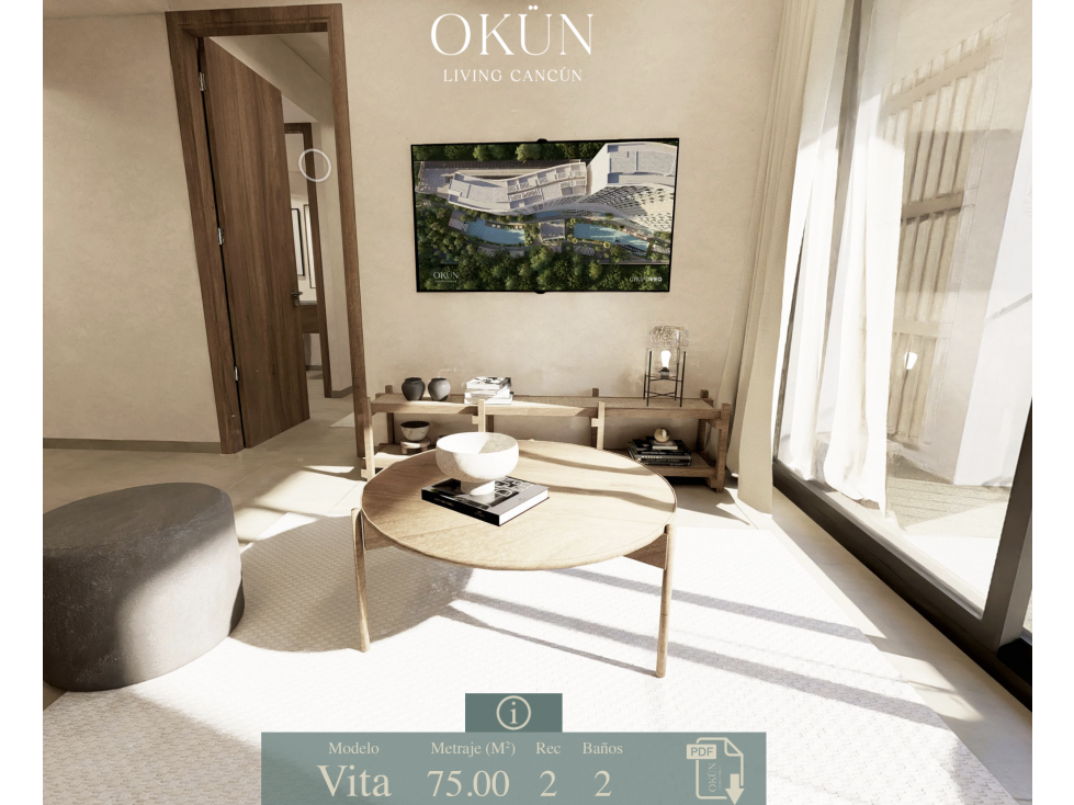 Departamento Vita en pre-venta Okün - Cancún — foto 5