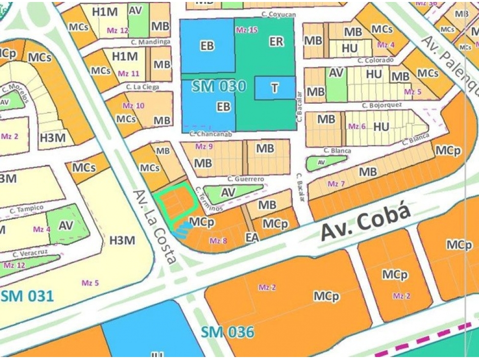 Terreno en venta Cancún Av Cobá uso mixto ideal desarrollo, Cancún — foto 6