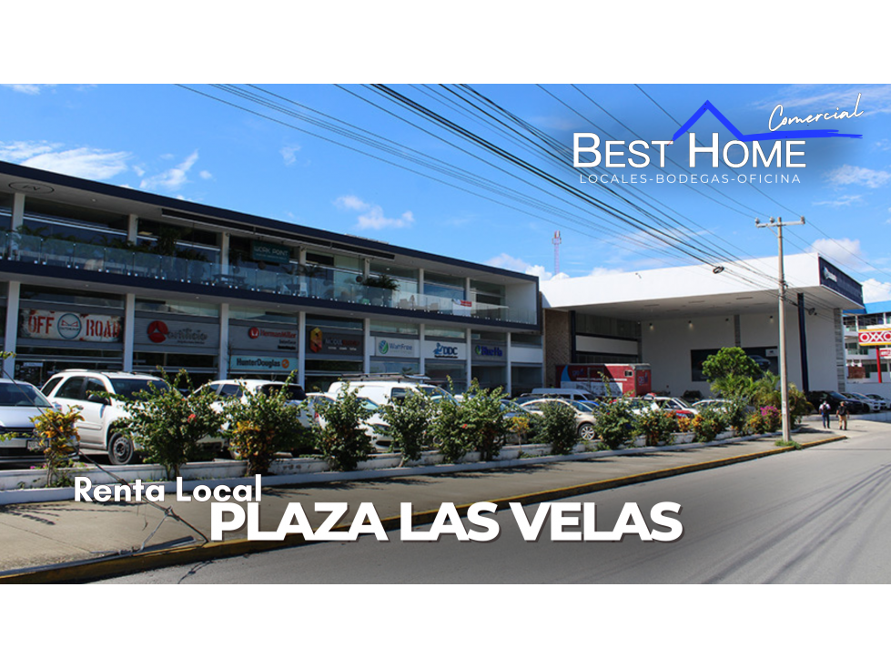 Local comercial en renta de 150m2 en plaza las velas - Cancún