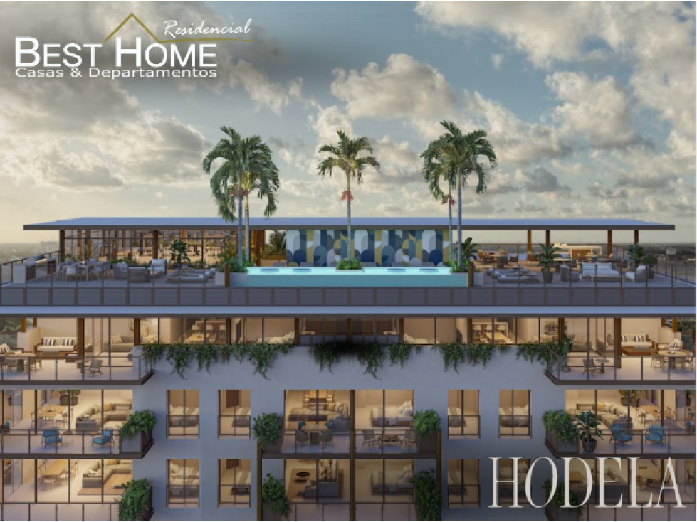 Departamentos en Venta Hodela cerca av. Nichupté - Cancún