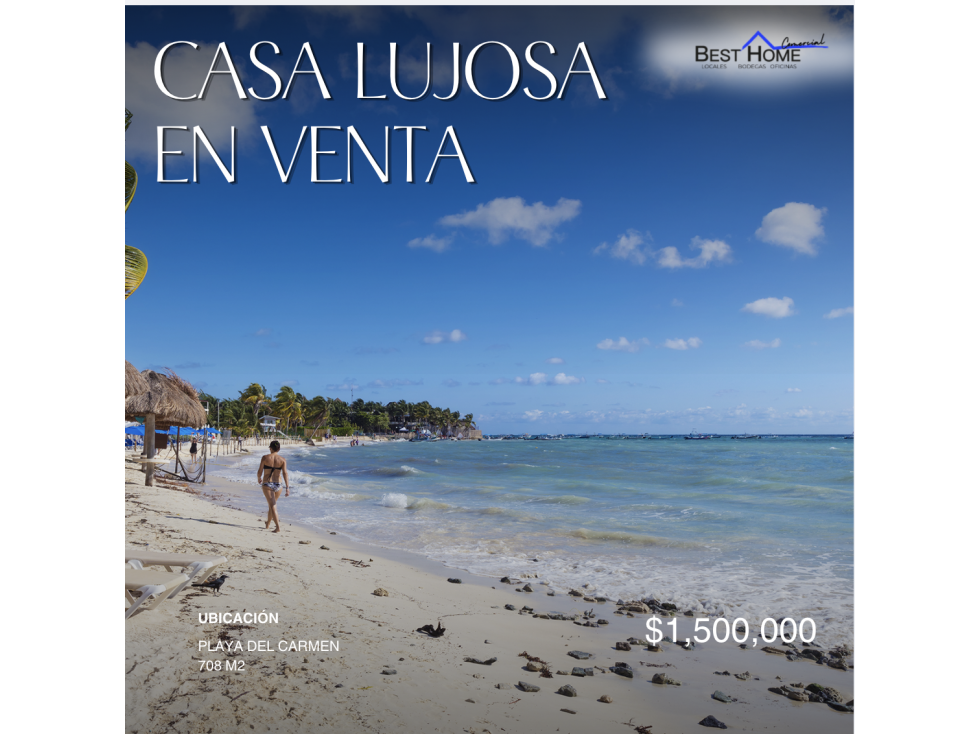 Casa de Lujo en Venta en Playacar, Playa del Carmen - 1