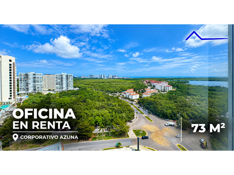 Oficina de 73 m2 en renta en Corp. Azuna, Cancún - 1