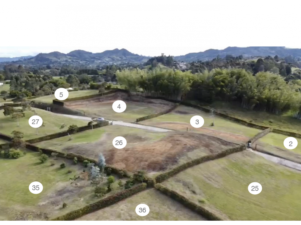 Lote en LLanogrande en urbanización cerrada 2.643m2 — foto 2