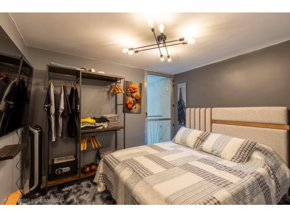 VENTA HERMOSO APARTAESTUDIO DE LUJO AMOBLADO LA CANDELARIA- MEDELLÍN — foto 4